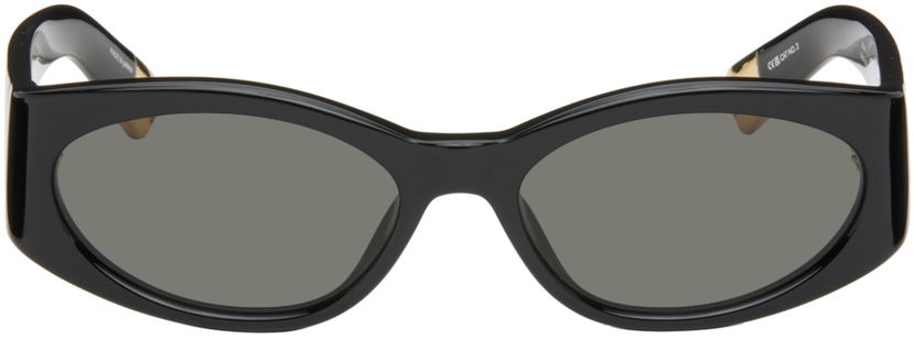 Solbriller Jacquemus 'Les Lunettes Ovalo' Sunglasses Sort | JAC4C1SUN