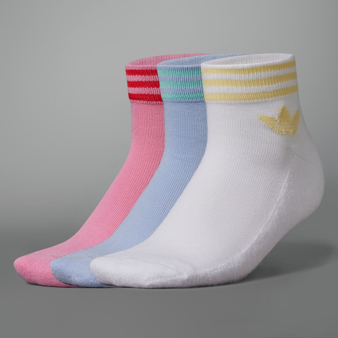 Sokker adidas Originals Trefoil Ankle Socks 3-pack Flerfarvet | IT5523, 0