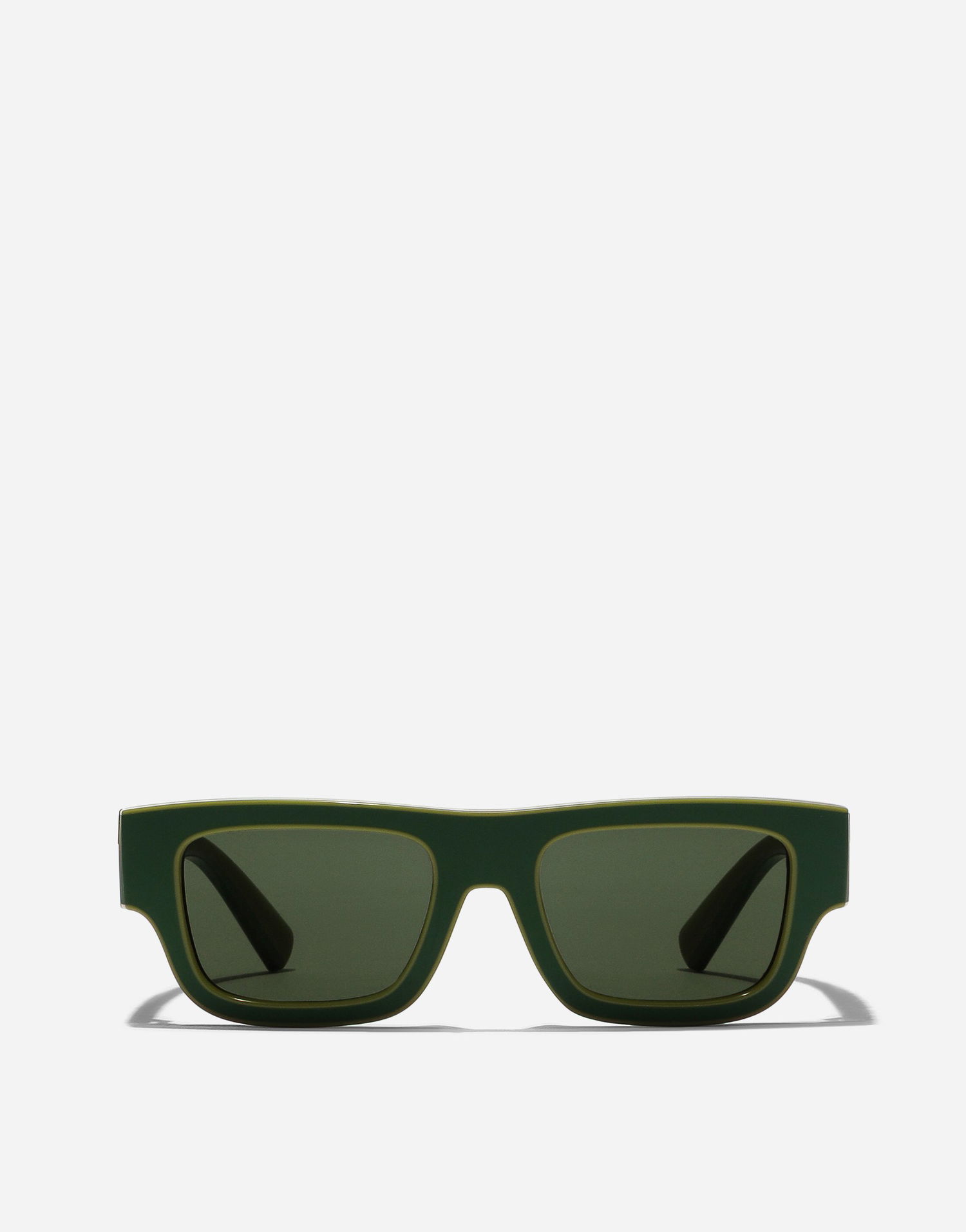 Solbriller Dolce & Gabbana Dg Logo Rectangular Frame Sunglasses Grøn | VG601FVN7719V000, 0