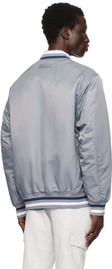 Bomberjakke AAPE by A Bathing Ape AAPE by A Bathing Ape 'AAPE Now' Bomber Jacket Grå | AAPJKM7656XXNGYL, 2