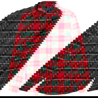 Skjorte Polo by Ralph Lauren Tartan Fleece Overshirt Rød | 710881792002, 0