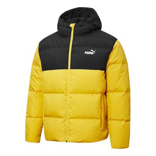Puffer jakke Puma Puffer Down Jacket Gul | 530695-99