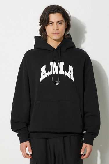Sweatshirt Marcelo Burlon Hoodie With Print Sort | CMBB106F24FLE0081001, 0