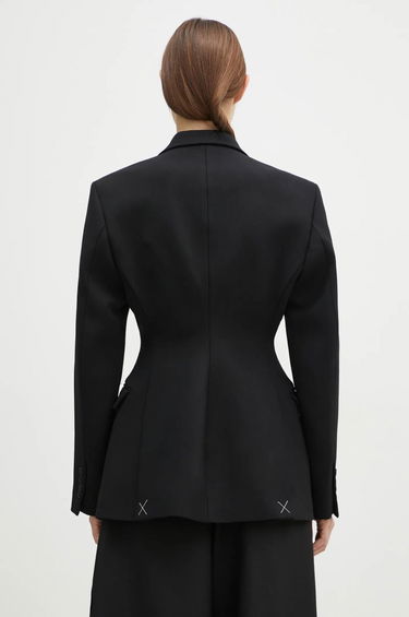 Jakke VETEMENTS VETEMENTS Hourglass Tailored Blazer Sort | WA66JA420B, 2