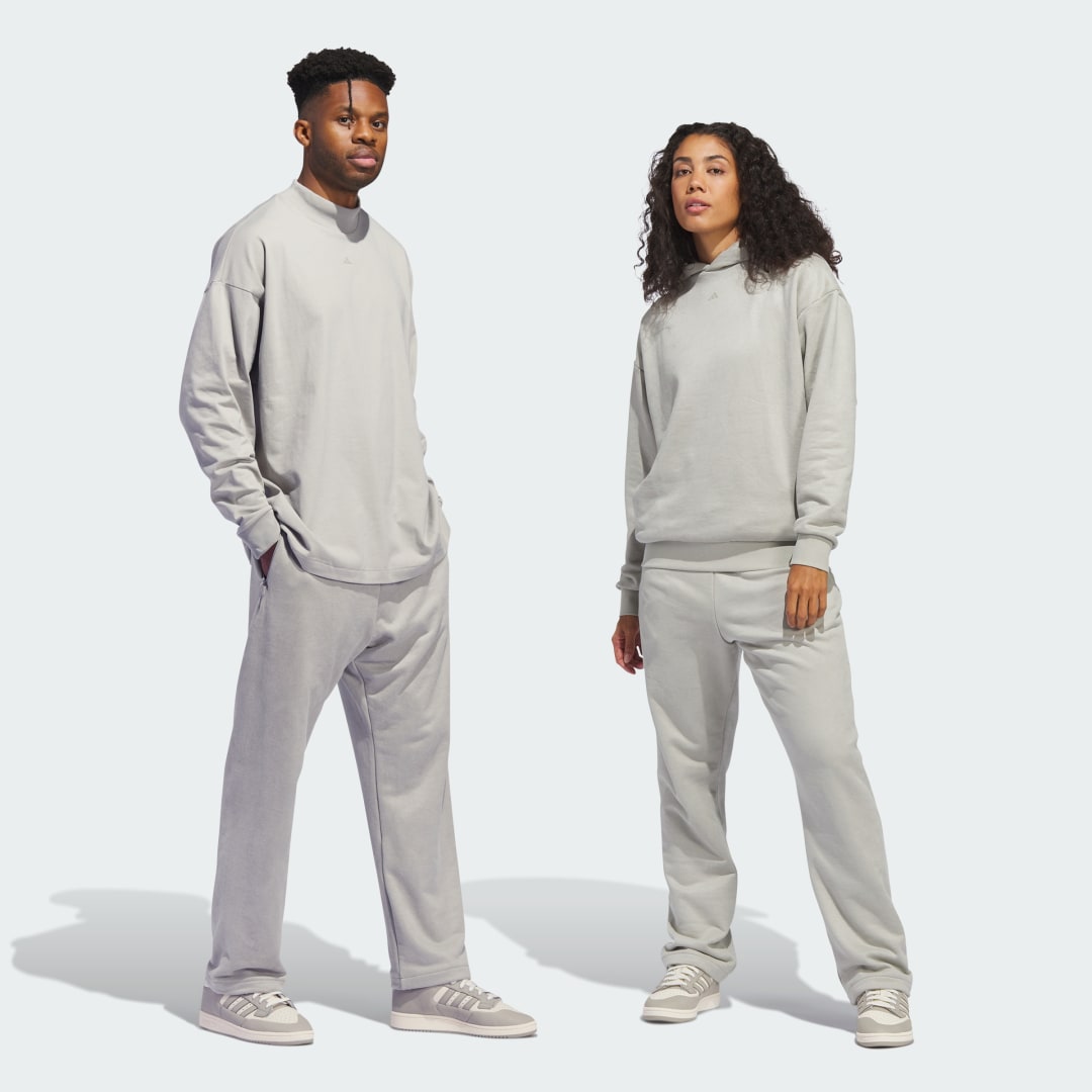 Bukser og jeans adidas Performance Basketball Sueded Grå | IN7710, 0