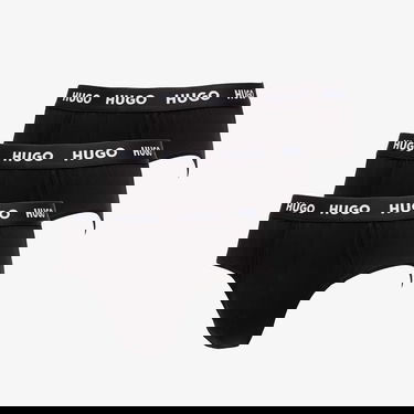 Boksere BOSS Hugo Men-B-Hipbrief 3-Pack Black Sort | 50469763-001, 0