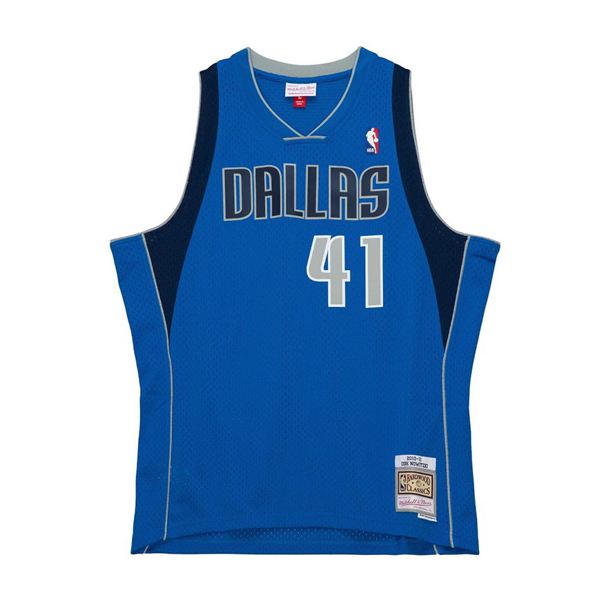 T-shirt Mitchell & Ness NBA Dalls Mavericks Dirk Nowitzki Dark Jersey Mørkeblå | SMJY4192-DMA10DNOCPBL, 0