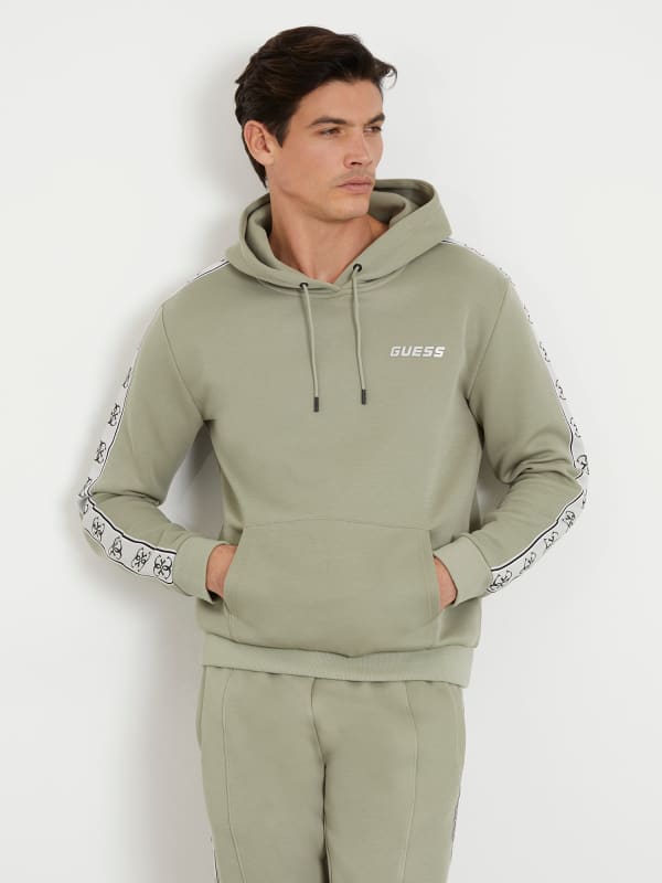 Sweatshirt GUESS Logo Band Sweatshirt Grøn | Z4RQ21KB3P2, 0