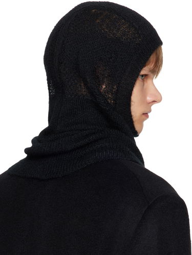 Hat Ann Demeulemeester Ann Demeulemeester Knit Balaclava Sort | B0013191-KN070-099, 2