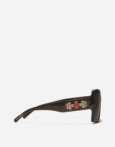 Solbriller Dolce & Gabbana Filigrana Large Square Gradient Lens Sunglasses - New Arrivals Onesize Brun | VG4525VP2139V000, 2