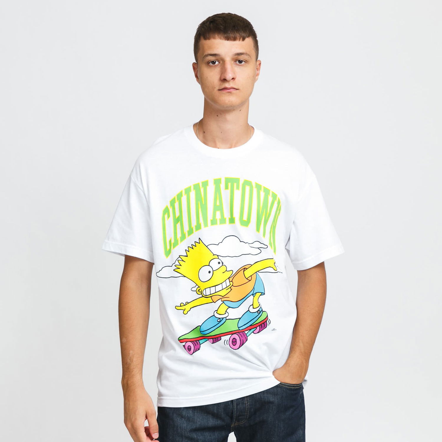 T-shirt MARKET The Simpsons Cowabunga Arc Tee Hvid | CTM1990345 / 1201, 0