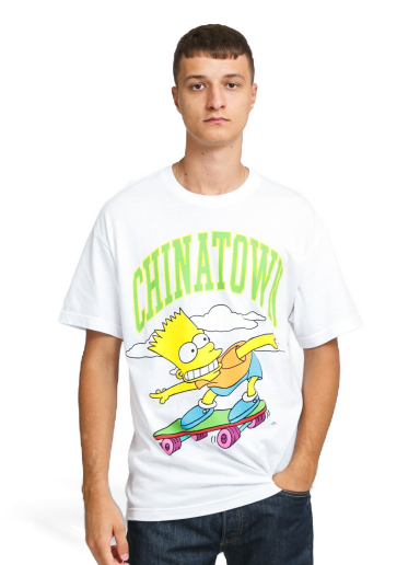 T-shirt MARKET The Simpsons Cowabunga Arc Tee Hvid | CTM1990345 / 1201
