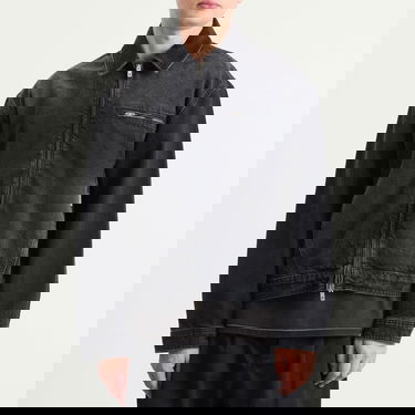 Jakke Represent Clo Collared Denim Jacket Sort | MLM100336-03, 2