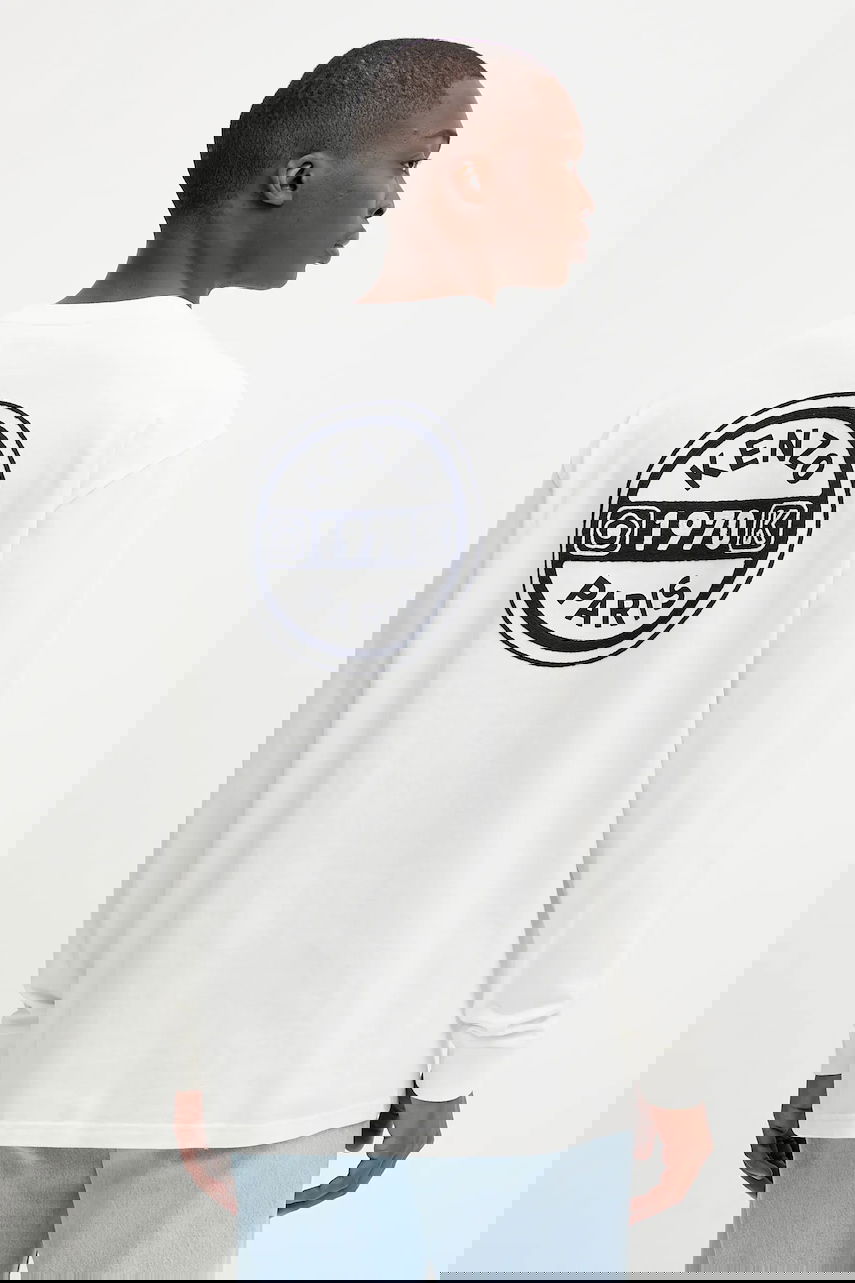 T-shirt KENZO Kenzo Long Sleeve T-Shirt Hvid | FF65TL3504SI, 0