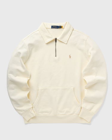 Sweater Polo by Ralph Lauren Polo Ralph Lauren Men's Loopback Half Zip Sweat Clubhouse Cream Hvid | 710934601001, 3