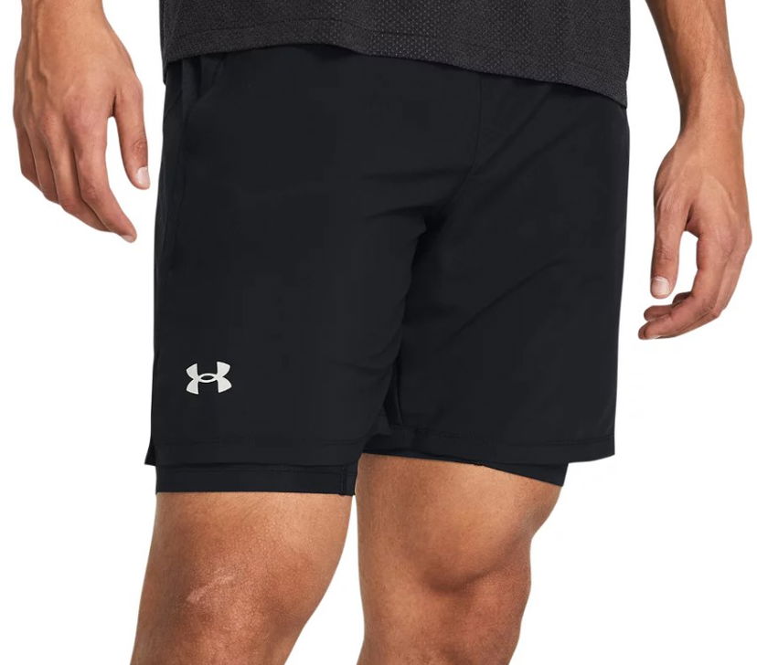 Shorts Under Armour UA LAUNCH 7'' 2-IN-1 SHORTS-BLK Sort | 1382641-001