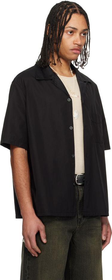 Skjorte OUR LEGACY Our Legacy Heusen Short Sleeve Shirt Sort | M2252HBE, 1