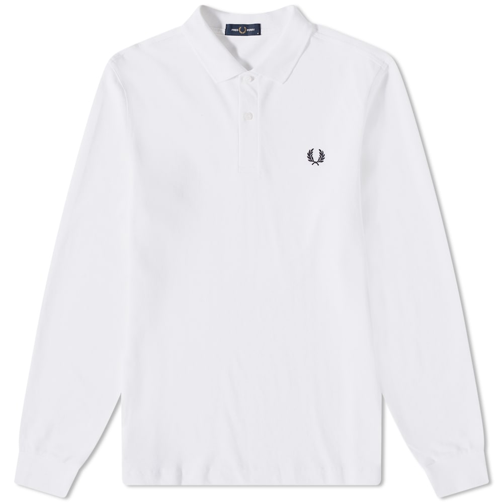 Polo skjorte Fred Perry Authentic Plain Polo Hvid | M6006-100, 0