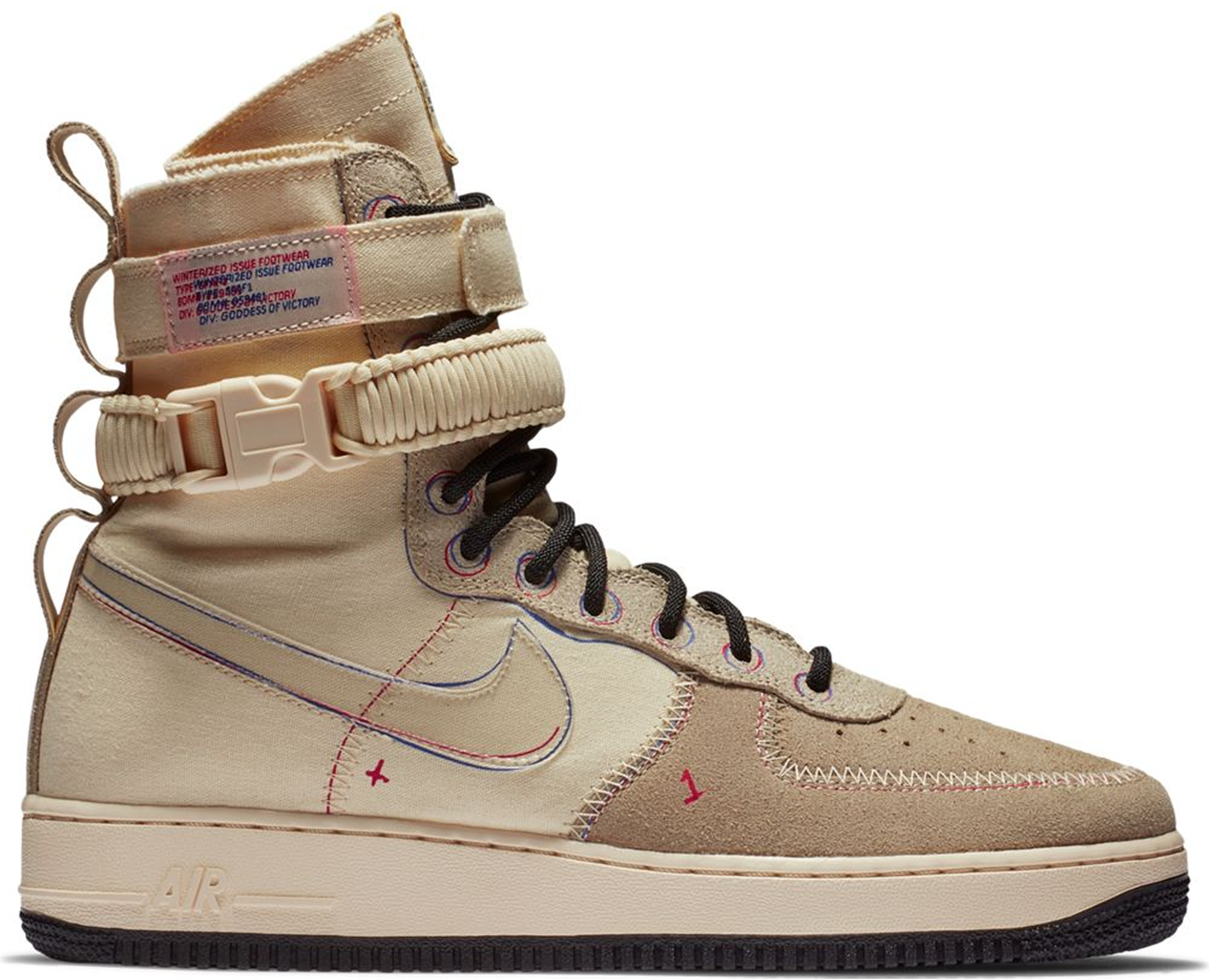 Sneakers og sko Nike SF Air Force 1 High Muslin Beige | AT4647-100, 0
