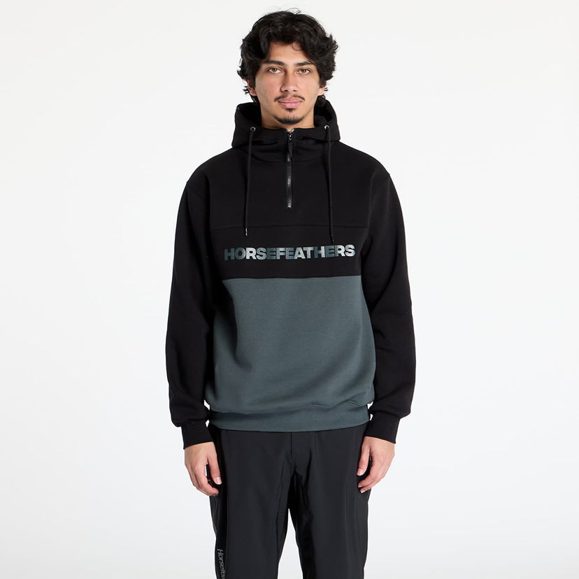 Sweatshirt Horsefeathers Horsefeathers Fulton Sweatshirt Sort | SM1354E