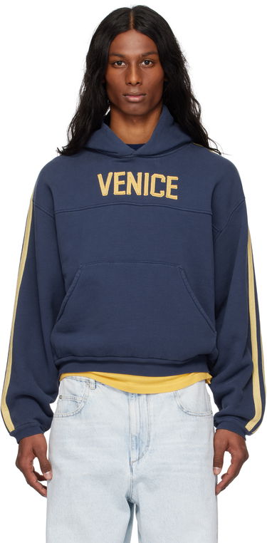 Sweatshirt ERL ERL 'Venice' Football Hoodie Blå | ERL10T026, 0