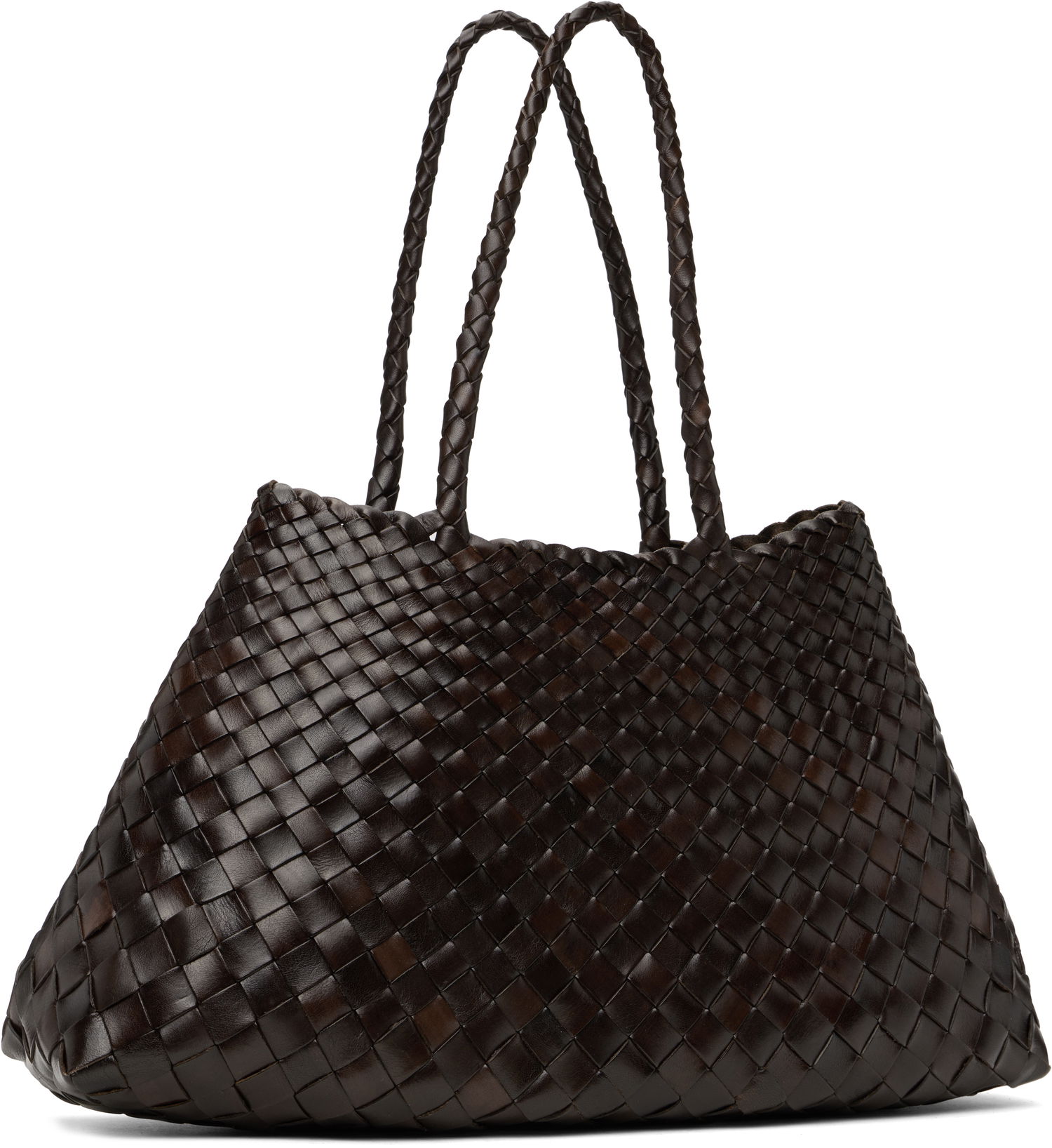 Håndtaske Dragon Diffusion Santa Croce Large Bag Brun | 8892-DARKBROWN, 1