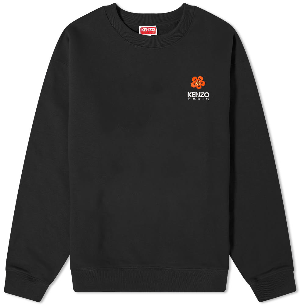Sweatshirt KENZO Crest Logo Regular Sweatshirt Black Sort | FD52SW0404MF-99J, 0