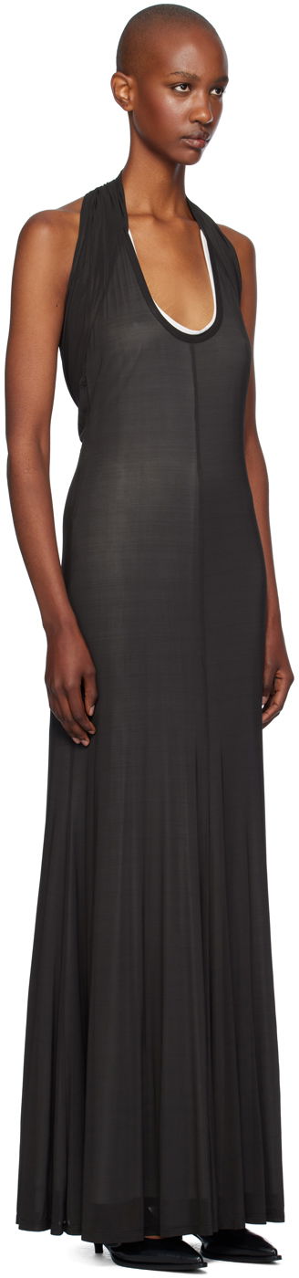 Kjole Helmut Lang Dancer Maxi Dress Sort | O07HW605, 1