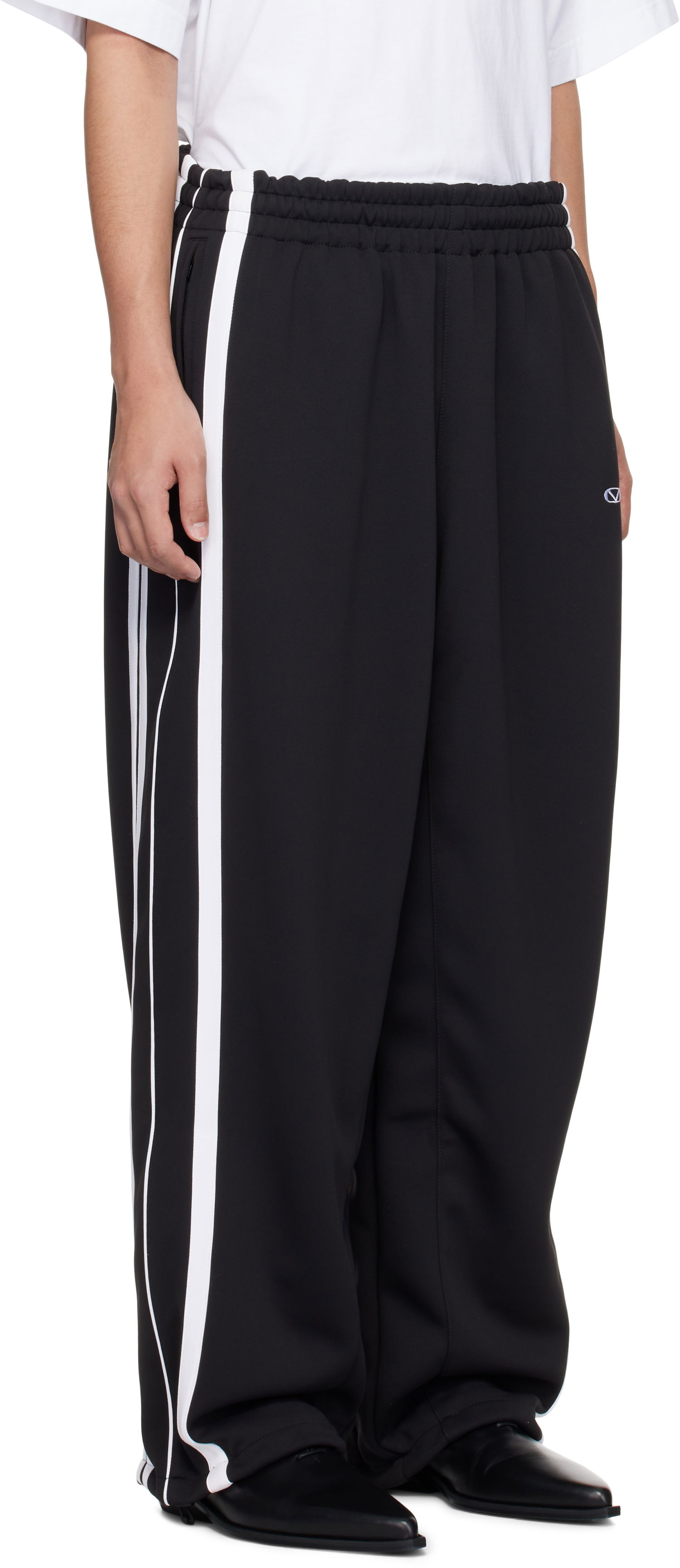 Joggingbukser VETEMENTS Vetements Oval Logo Gym Sweatpants Sort | UA66PA310B, 1