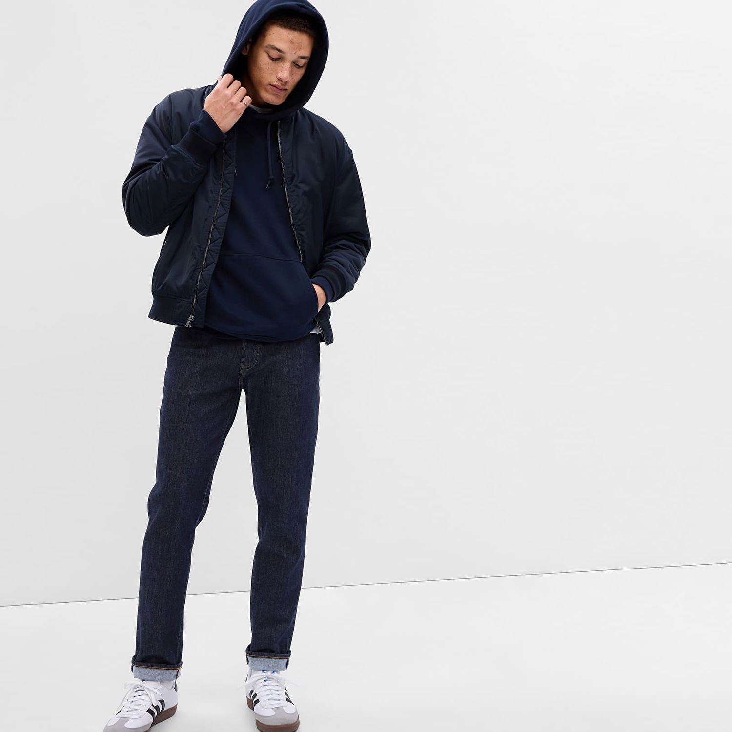 Jeans GAP Denim Pants Slim Resin Rinse 063 Sort | 709142-00, 0