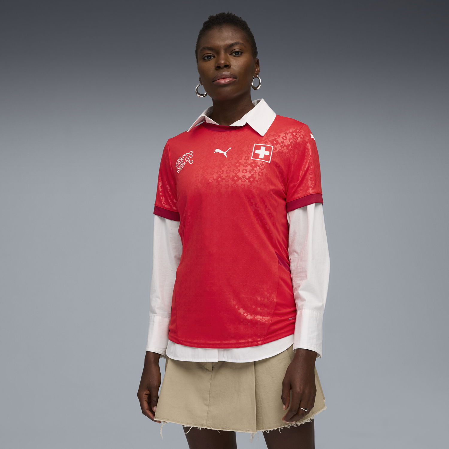 Jersey Puma Switzerland Women's National Team 2025 Home Jersey Rød | 782183_10, 1