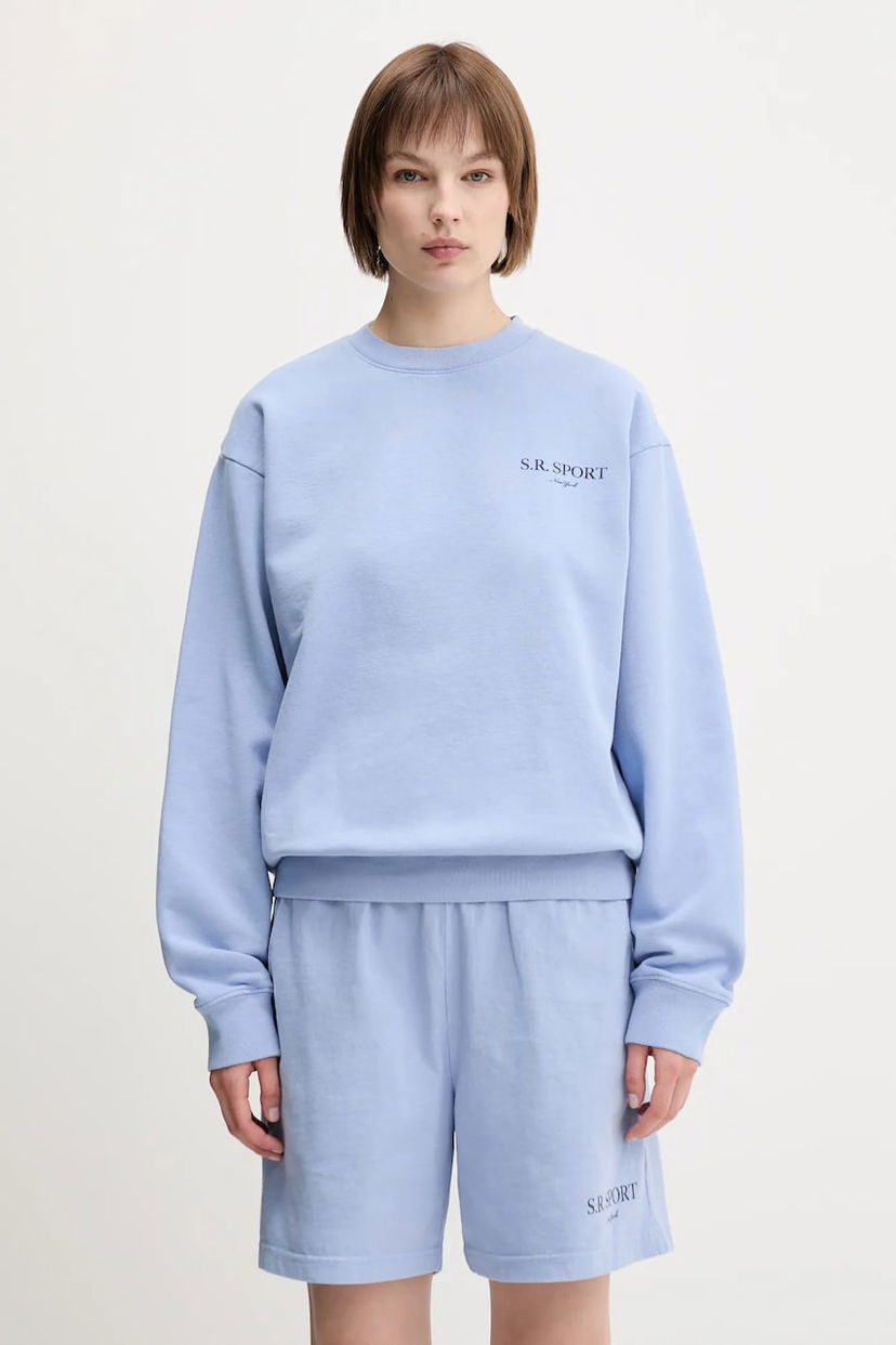 Sweatshirt Sporty & Rich Sporty & Rich Sweatshirt Blå | ST071612201BL59