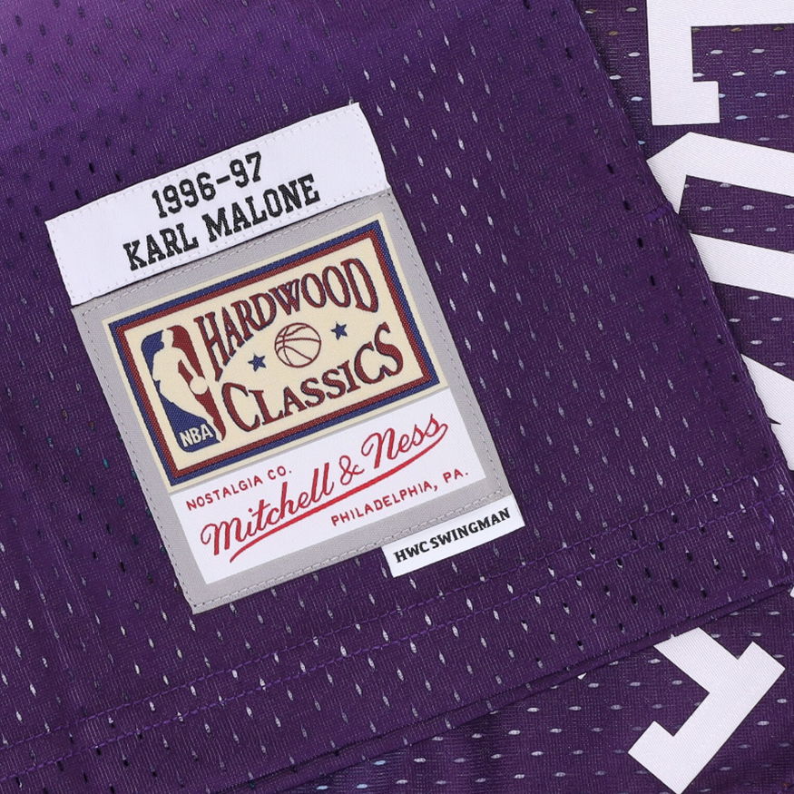Jersey Mitchell & Ness Utah Jazz Karl Malone Swingman Jersey Lilla | SMJYGS18216-UJAPURP96KMA, 1
