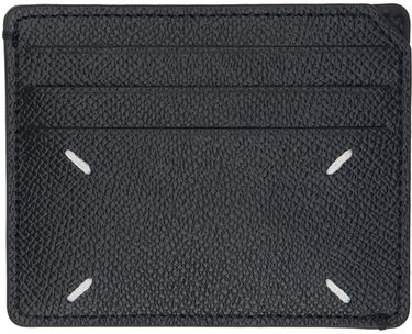 Tegnebog Maison Margiela Black Stitches Card Holder Sort | SA2VX0003 P4745, 1