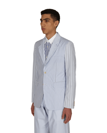 Frakker Comme des Garçons Stripe Coat Grå | FG-J009-SS21 1, 2