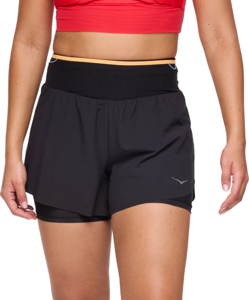 Shorts Hoka One One Hoka Skyglide Trail Short Sort | 1141741-blk, 0