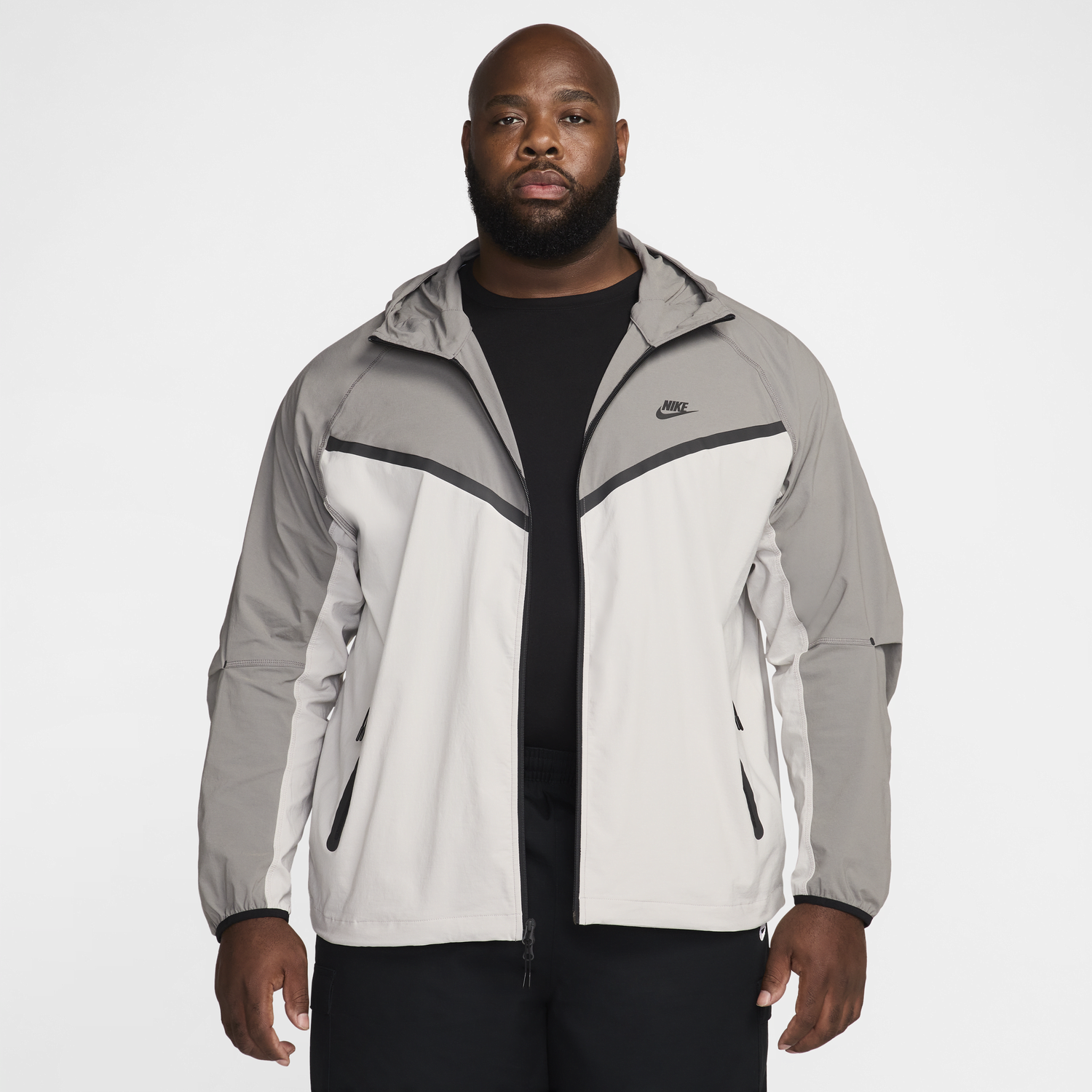 Jakke Nike Tech Jacket Grå | HM7151-014, 0