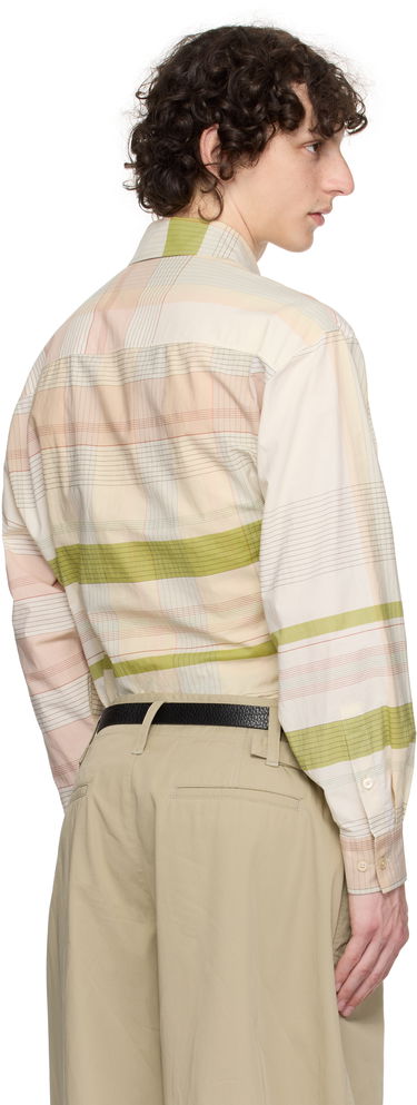 Skjorte LEMAIRE Lemaire Relaxed Plaid Shirt Beige | SH1176 LF1396, 2
