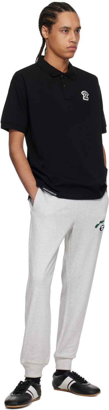 Polo skjorte AAPE by A Bathing Ape AAPE by A Bathing Ape Main Polo Sort | AAPPOM1662XXNBKX, 3