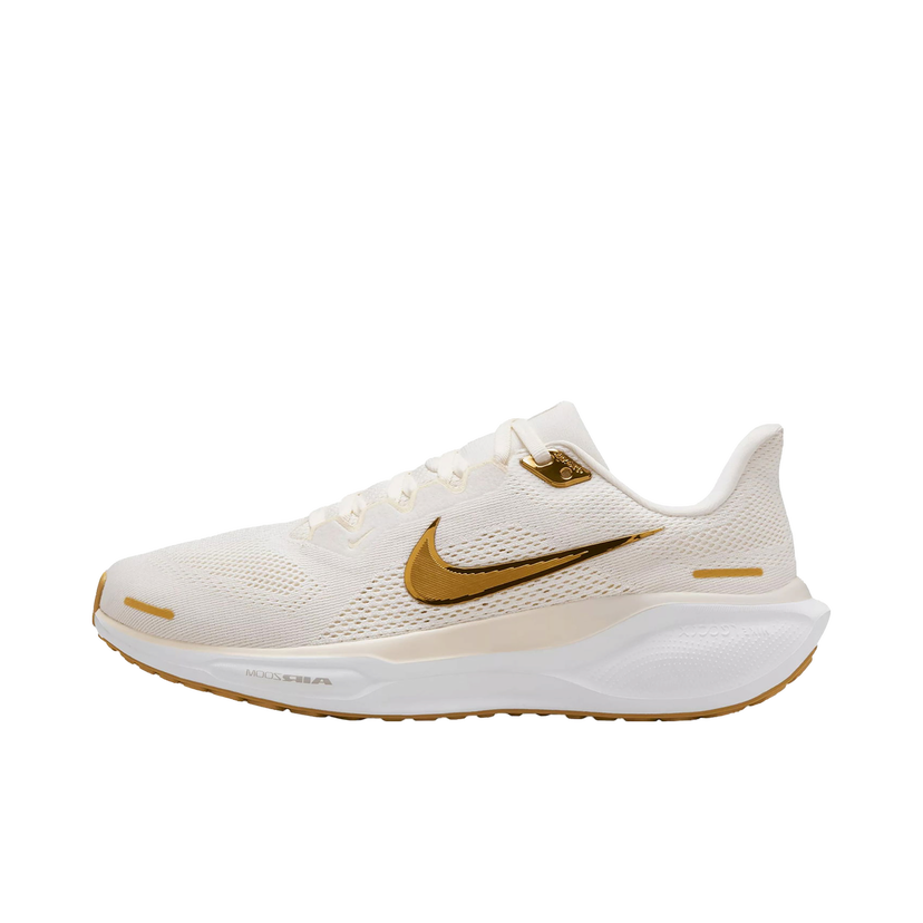 Løbe Nike Air Zoom Pegasus 41 Light Pumice Metallic Gold W Hvid | FD2723-005