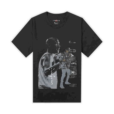 T-shirt Cactus Jack by Travis Scott Air Jordan x T-Shirt Sort | CJ9059 010, 0