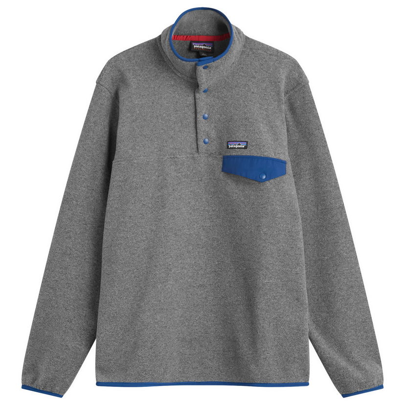 Sweater Patagonia Lightweight Synchilla Snap-T Pullover, Size Small Grå | 25551-NKCL