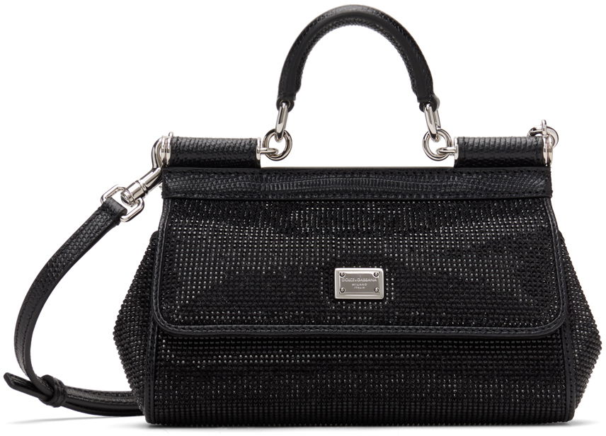 Håndtaske Dolce & Gabbana Black Kim Kardashian Edition Small Sicily Bag Sort | BB7116 AN154, 0