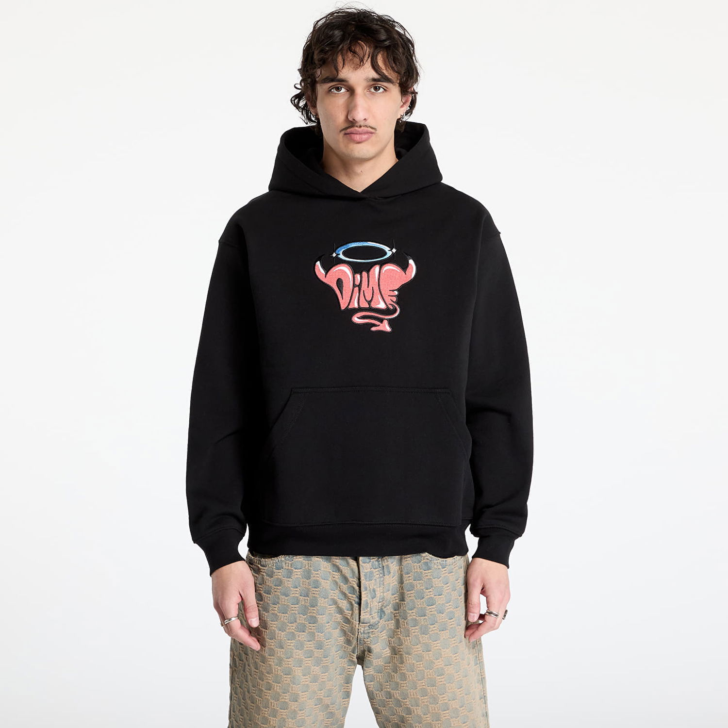 Sweatshirt Dime DIME Purgatory Hoodie Sort | DIME2SP2540BLK, 0