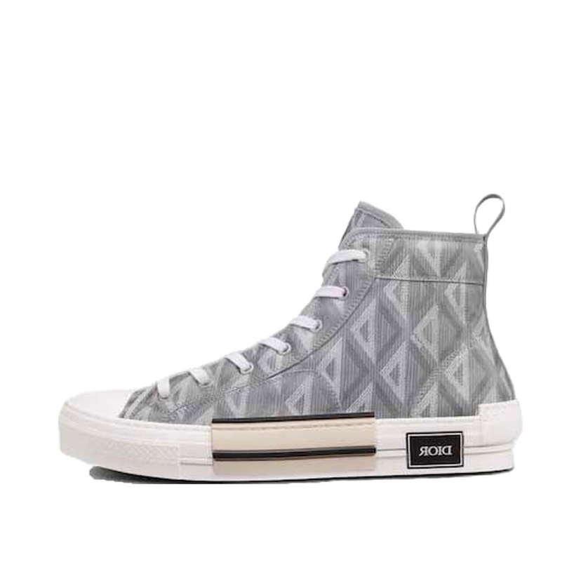 Sneakers og sko Dior B23 High Top CD "Diamond Gray" Grå | 3SH118ZPP_H868