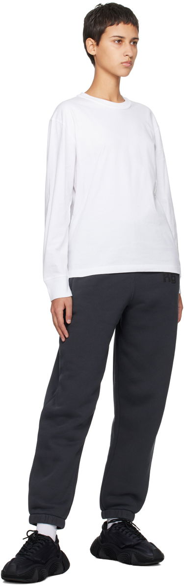 T-shirt Alexander Wang Puff Long Sleeve T-Shirt Hvid | 4CC3221356, 3