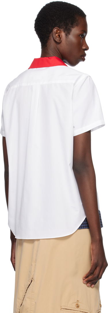 Skjorte Comme des Garçons Comme des Garçons Girl Broad Cotton Shirt Hvid | NO-B014-051, 2