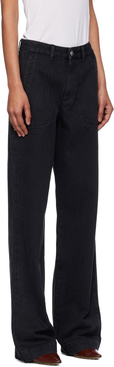 Jeans A.P.C. Wide Leg Jeans Sort | COGEX-F09085, 1