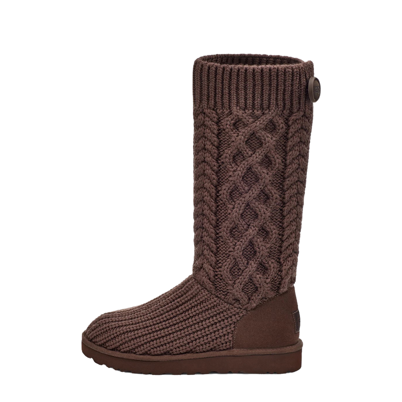 Sneakers og sko UGG Classic Cardi Cabled Knit Brun | 1146010-BCDR
