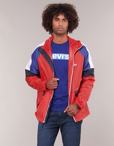 Vindjakke Levi's COLORBLOCK WINDRUNNER Rød | 79577-0000, 1